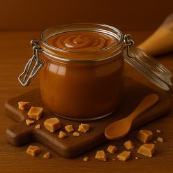 Karamell ízű pudingos töltelék